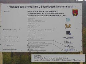 SiGeKo im Zuge des Rückbaus des ehemaligen US-Tanklagers Neuhemsbach